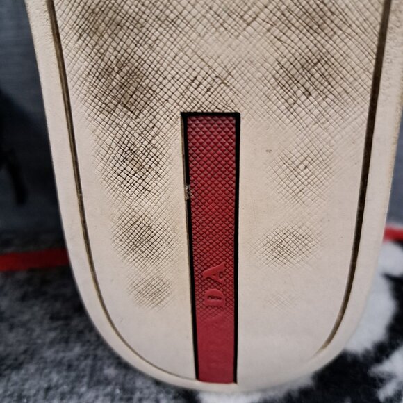 Prada Mens Old Nappa Leather Rustic Brown High Top Sneaker Size 7 Men - Picture 12 of 16